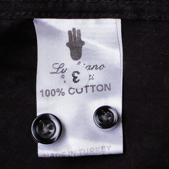 Luchiano Visconti Black Label Multicolor Baroque Cotton Shirt XL - Picture 6 of 7